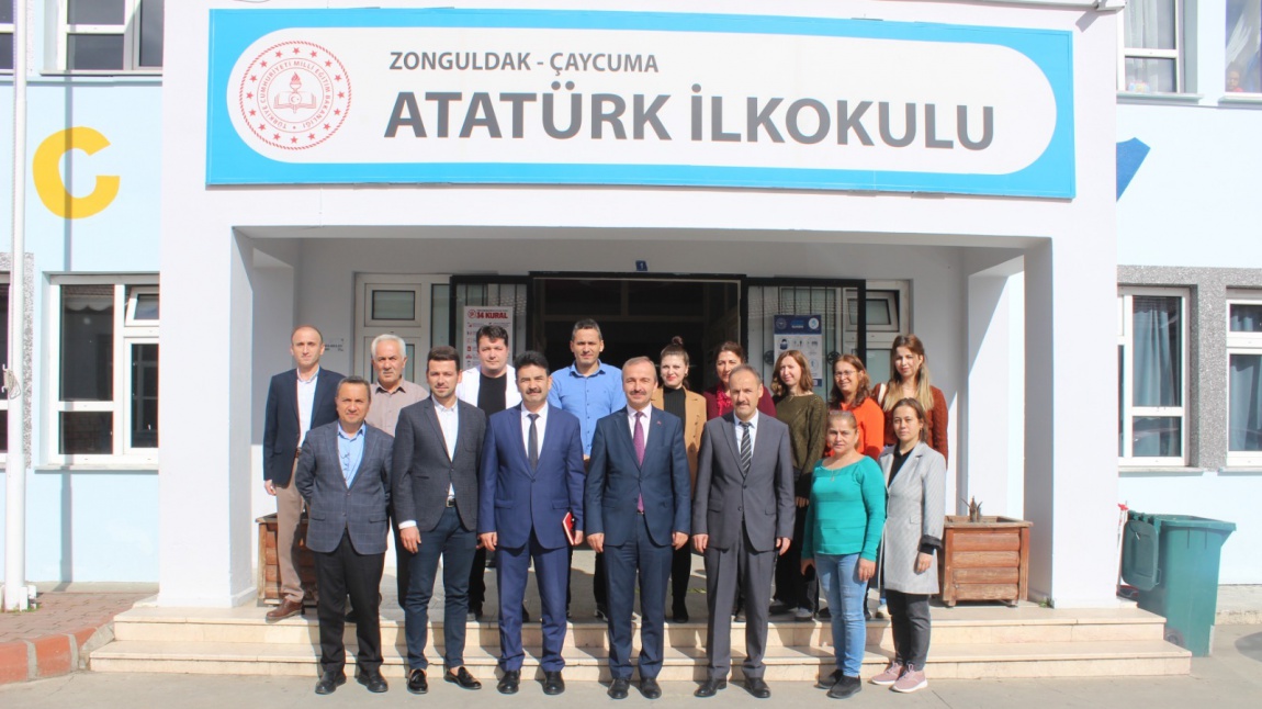İLÇE MİLLİ EĞİTİM MÜDÜRÜMÜZ İSMAİL BAŞ VE ŞUBE MÜDÜRÜMÜZ İSMAİL ÇELEBİ'NİN OKULUMUZU ZİYARETİ